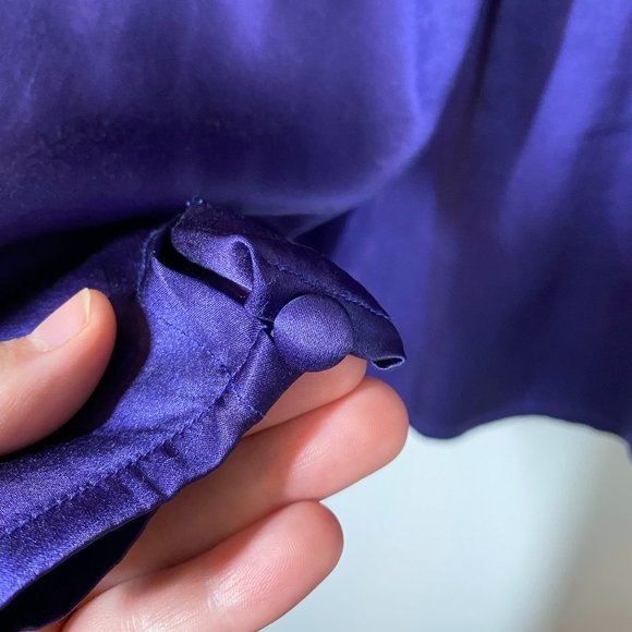 100% Silk Vintage Marc Allan Blouse - Picture 4 of 12